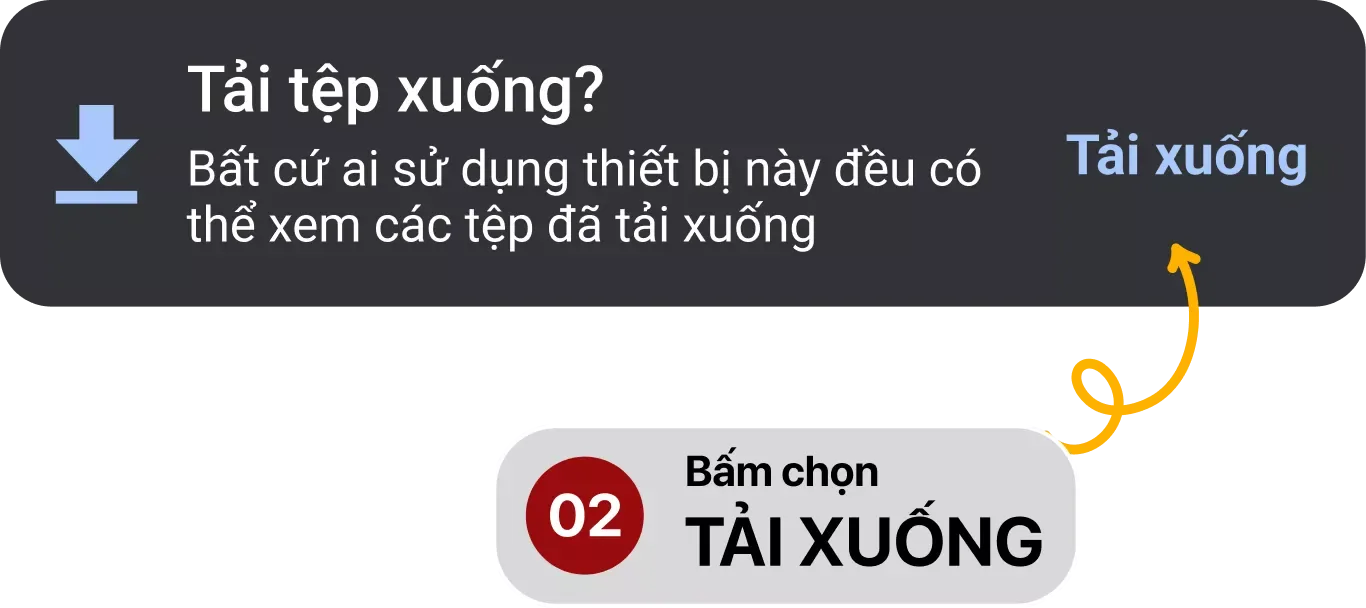 Bước 2: Bấm chọn “Tải xuống”.